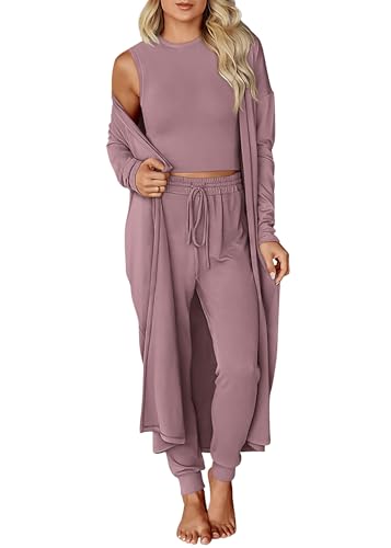 KIRUNDO 3 Piece Lounge Sets for Women Airport Travel Outfit