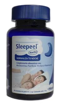 Pack de 2 - Caramelos de Goma Masticables de Acción Nocturna para la Conciliación del Sueño (60 Unidades) – Formato Blando Agradable – Lote de 120 Uds