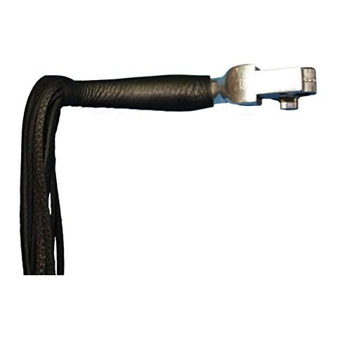 Mark's Custom Designs Heavy Duty Black Leather Motorcycle Lever Covers for Hd Motorcycles 16" Fringe Cover