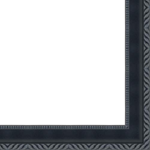 CountryArtHouse Picture Frame Moulding (Wood) 100ft bundle - Traditional Black Finish - 2.375
