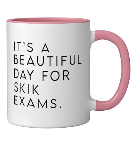 Taza Cerámica Dermatología 11 oz Rosa/Blanco miniatura 2