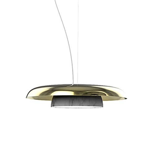 Lumière tricolore d'or 35x9cm plafonnier design pour salon