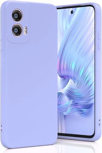 Image of DIZORO Microfiber Candy Back Cover Case for Redmi 15a Soft Silicone Rubberized Back Cover Case with Camera Protection - Purple