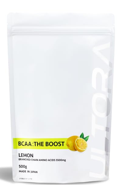 Amazon | ULTORA BCAA ザ・ブースト レモン風味 500g アミノ酸 国産