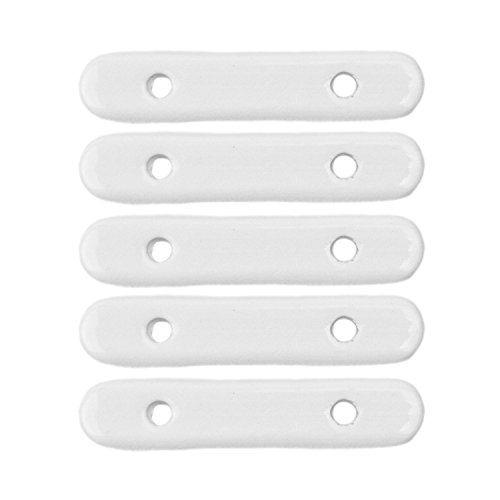 Stylelex Hochwertige lackierte Bleibstäbe - 13g 25g 50g - weiß - je 5 Stück (25g/Stück)