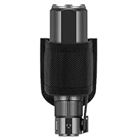 KALIONE Offenes Taschenlampen Holster Gürtel Taschenlampentasche Kompakter Taschenlampenhalter D-Zellen Taschenlampentasche Taktisches Taschenlampenring Nylon Lichtholster Dienstgürtel-Zubehör