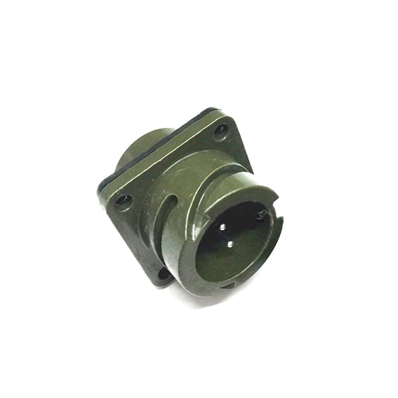 Military Spec Connectors MS3102A14S-9 Circular Connector MIL-DTL-5015 Series Box Mount Receptacle 2 Contacts Solder Pin Bayonet Connector