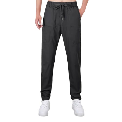 Generisch Arbeitshose Leibwächter Herren, Cargo-Hosen Arbeits Langlebige Arbeitskleidung mit Seitentaschen Leibwächter Arbeitshose, Arbeitsbekleidung Wander Tactical Combat Pants Cargo Herren Hose L