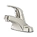 Pfister LG142800K Pfirst Series Single Control 4 Inch Centerset Bathroom Faucet in Brushed Nickel, Water-Efficient Model