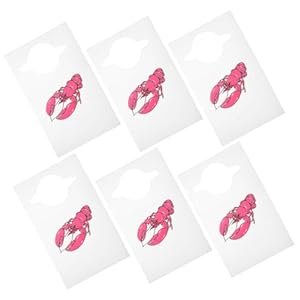 DECOMELODY 100 Stück Hummer Schürze Lätzchen