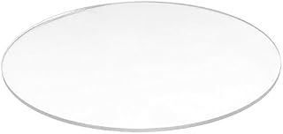 RETYLY Transparent 3mm thick Mirror Acrylic round Disc Diámetro:100mm