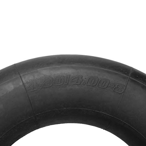 Image of FVRITO 4.80 /4.00-8 inch 480 /400-8 Inner Tubes with Straight Stem Valve Gap Replacement for Mowers,Hand Trucks,Wheelbarrows,Carts Generators,Yard Trailers,Dollies,Trolleys,Wagons Pack of 2