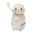 Produktbild Süße Katze Becher, Keramik lustige 3D Kätzchen Kaffeetasse, mit kreativen Deckel, Griff und Löffel, für Katzenliebhaber Kaffee Liebhaber Mom Lehrer und Freunde (275ml)