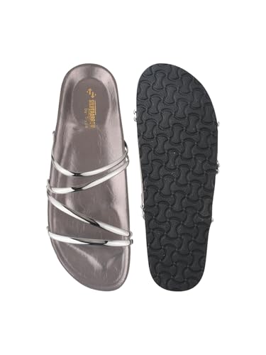 Image of SilverArrow womens Zouka Flat Sandals | Spark Design | Ethnic Wears | Fashion Sandals