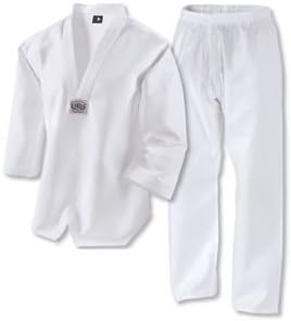 Playwell Martial Arts Taekwondo White V Neck Korean Uniform