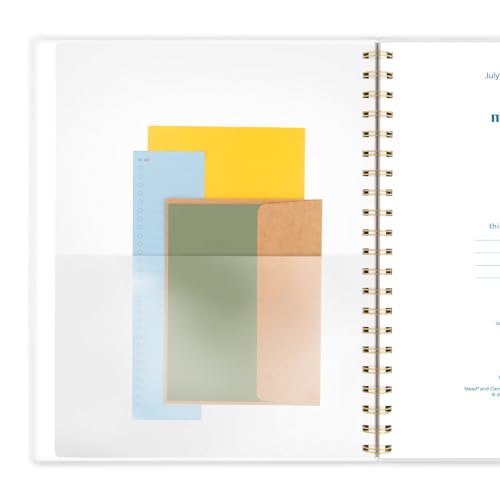 Cambridge Planner 2024-2025 Academic, Weekly & Monthly, 8-1/2\" x 11\", Large, Monthly Tabs, Flexible Cover, Chromatic (1715-905A)