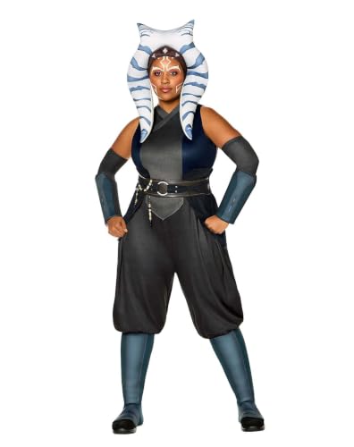 Spirit Halloween Adult Ahsoka Tano™ Costume - Star Wars, Women, Size ADULT EXTRA LARGE, Multicolor