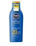 NIVEA SUN Protect & Moisture Lotion SPF 20, Moisturised for 48h, 200ml