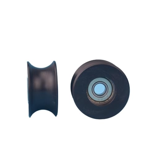 Roue en plastique nylon à rainure en U 8x40x20mm pour réparer un rail usé