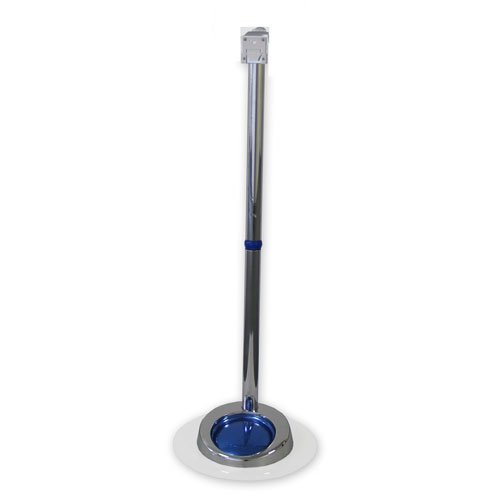 GermStar 80121CR Floor Stand, Chrome/Blue