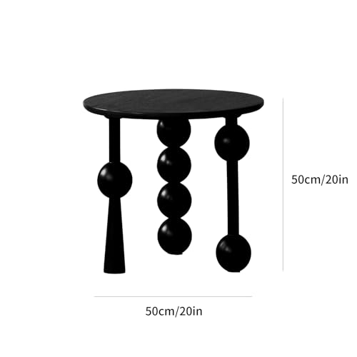 Mesa de bebidas pequeña con estructura compacta de madera para salon 3