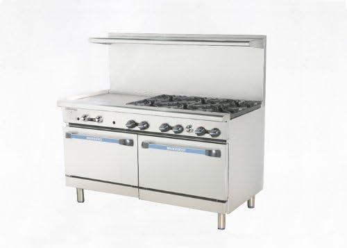 Turbo Air TARG-6B24G Radiance Restaurant Range, gas, 60"W, (6) 32,000 B