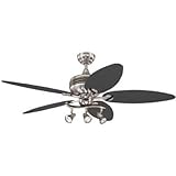 Westinghouse Lighting 7234265 Xavier II 52 Inch Ceiling Fan, Brushed Nickel w Gunmetal Accents...