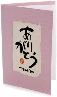 Amazon Co Jp ピンクthank You日本語漢字カード 文房具 オフィス用品
