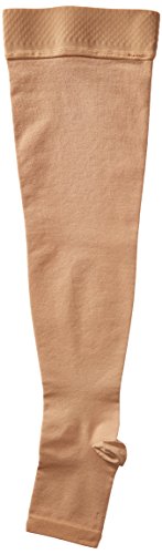 Image of Mediven Forte 30-40 mmHg Open Toe Thigh Highs w /Silicone Top Band Size: Size V (5) Standard - 38205