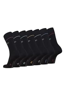 TOM TAILOR Herren Socks Socken in einer 7-Tage-Box black, 43-46, S610, 2999