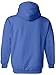 zerogravitee United States Marine Corps Adult Hooded Sweatshirt in Royal (black text) - Large