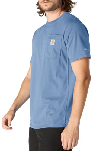 Image of Carhartt Men's Force Relaxed Fit Midweight Short-Sleeve Pocket T-Shirt