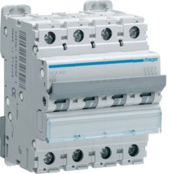 HAGER MCA425 INTERRUTTORE AUT. MAGNETOTERMICO 4P. 6KA 4M 25A