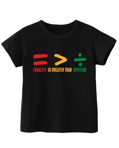 Juneteenth Shirt for Toddler Boys Girls Kids Freedom Day Shirts 1865 Black History Tee Tops, 2T-8Y