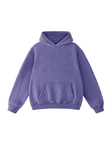 Image of Hatant Oversized Hoodie Sweatshirts for Men Couples Heavyweight Hoodies Pullover Vintage Mens Acid Wash Sweaters Clothes 2026