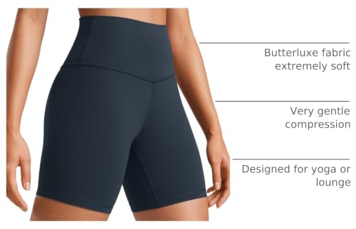Image of CRZ YOGA Butterluxe Biker Shorts 6 inch | Extremely Soft, Gentle Compression, Yoga, High Waisted, for Women
