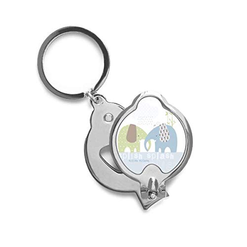 Coupe-ongles fantaisie éléphant bleu DIYthinker accessoire manucure mains