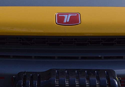 Emblema Logo Troller 2005 Adesivo Vermelho Resinado