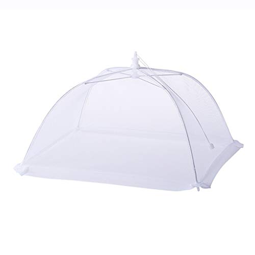 Food Cover Suitable For Home Dining Table, White Pop-up Mesh Food Tent Foldable Food Cover, Party Picnic, Barbecue, Reusable (Color : C)