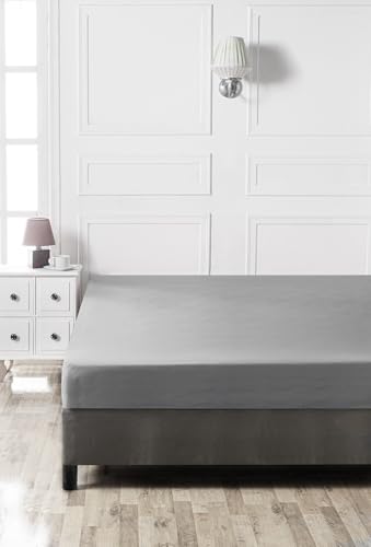Drap-housse double coton Ranforce 155 fils de qualité supérieure durable - 4