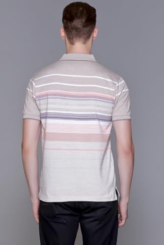 Image of SANE ORIGINALS Polo T-Shirt for Men with Pocket || Striped Polo for Men