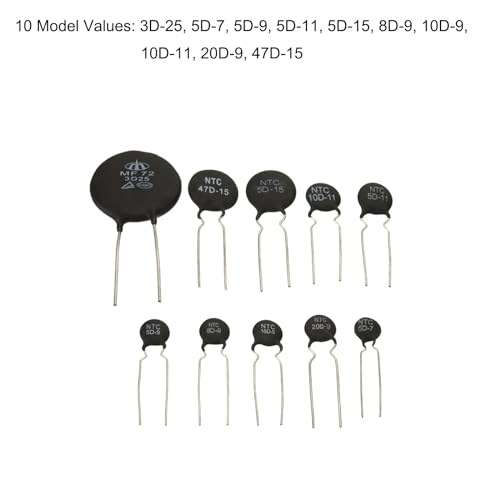 Thermistances NTC 3950 uxcell : kit de 81 capteurs et limiteurs de courant
