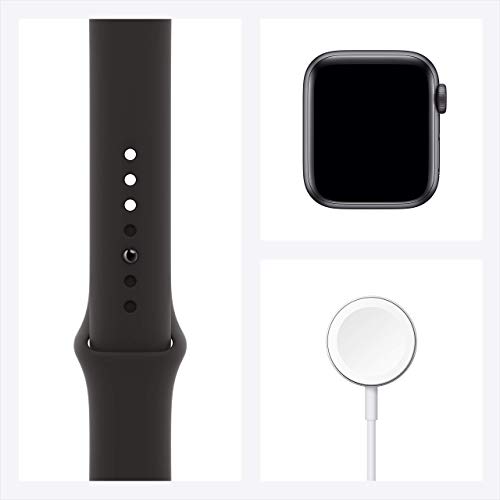 Apple Watch SE (GPS, 40mm) - Space Gray Aluminum Case with Black Sport Band (Renewed) - Image 7