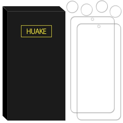 HUAKE ���Y�Ɏq�f�ސ� �Ή� Xiaomi POCO X7 PRO �p �K���X�t�B���� �J�����t�B���� ���� �K���X �d�x9H �t�� �ی� �t�B���� �����Y�J�o�[�y2���{2���z
