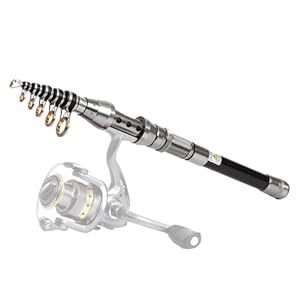 Glugahrif XVEWD6 Spinnrute Teleskopisch