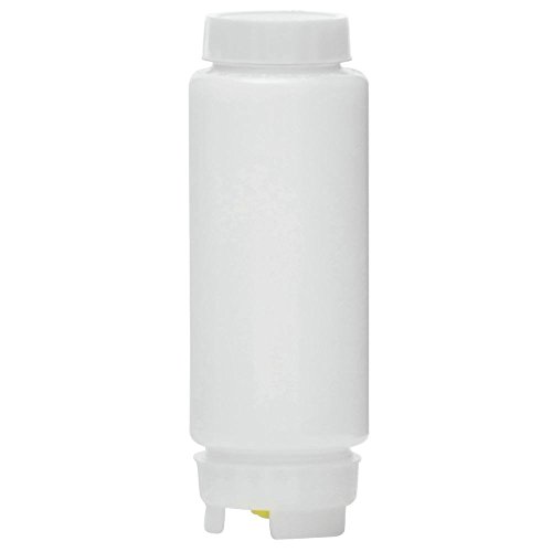 HUBERT 12 oz White Plastic FIFO Bottle