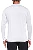 White Long Sleeve Tee Shirts for Men, Dry Fit Moisture Wicking Long Sleeve Shirts, Athletic Workout Shirts for Running White-3P09-2XL #5