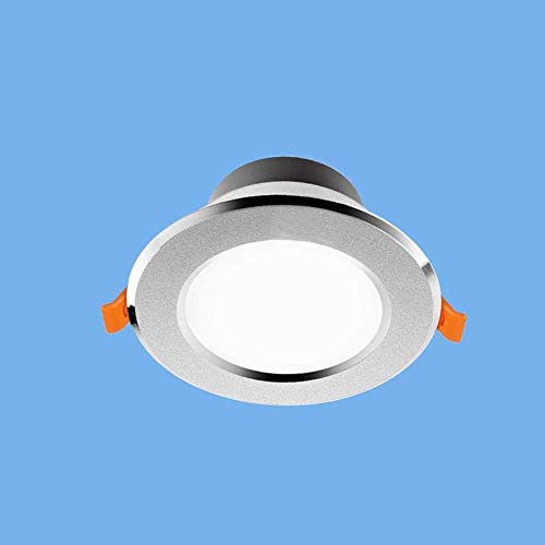 Foco LED empotrable IP44 redondo blanco para solucionar la luz escasa en el baño