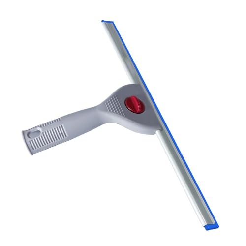 Image of 35cm Glass Cleaning Squeegee Silicone Blade Plastic Handle for Car Wrapping Window Duster Tinting Windshield Household Mirror Water Scraper (14IN /35CM, Blue)
