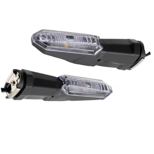 Clignotants à lentille transparente arrière pour moto Ninja SX 400 12V noir